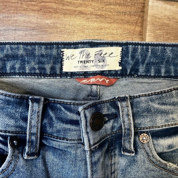 Free People We the Free Straight Jeans - Picture 2 of 3
